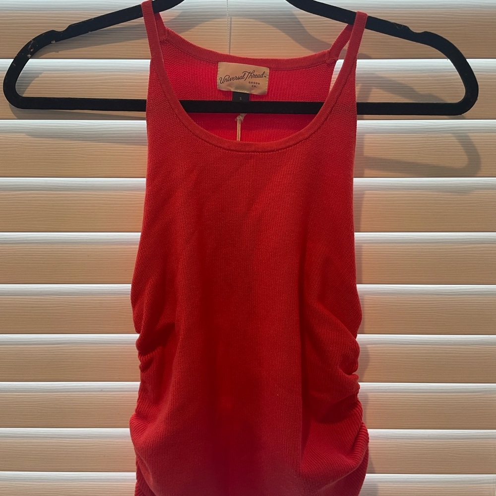 Target tank top with rouched sides. Size small. Never worn with tags.